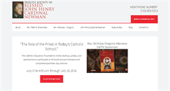 Desktop Screenshot of johnhenrycardinalnewman.org