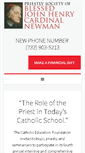 Mobile Screenshot of johnhenrycardinalnewman.org